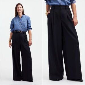 Madewell Black Wide Leg Pants